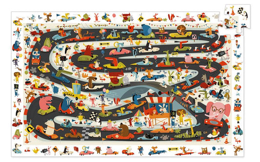 Car Rally Observation Puzzle 54pc - Little Reef and Friends