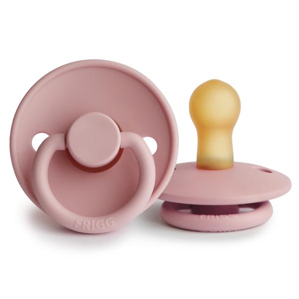 Classic Rubber Pacifier - Baby Pink - Little Reef and Friends