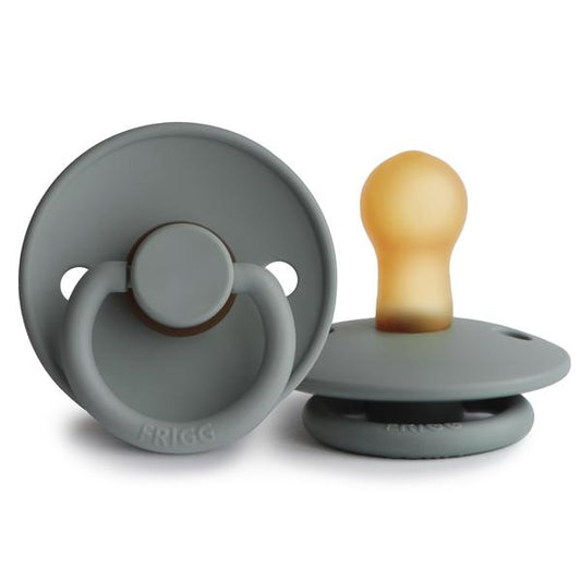Classic Rubber Pacifier - French Grey - Little Reef and Friends