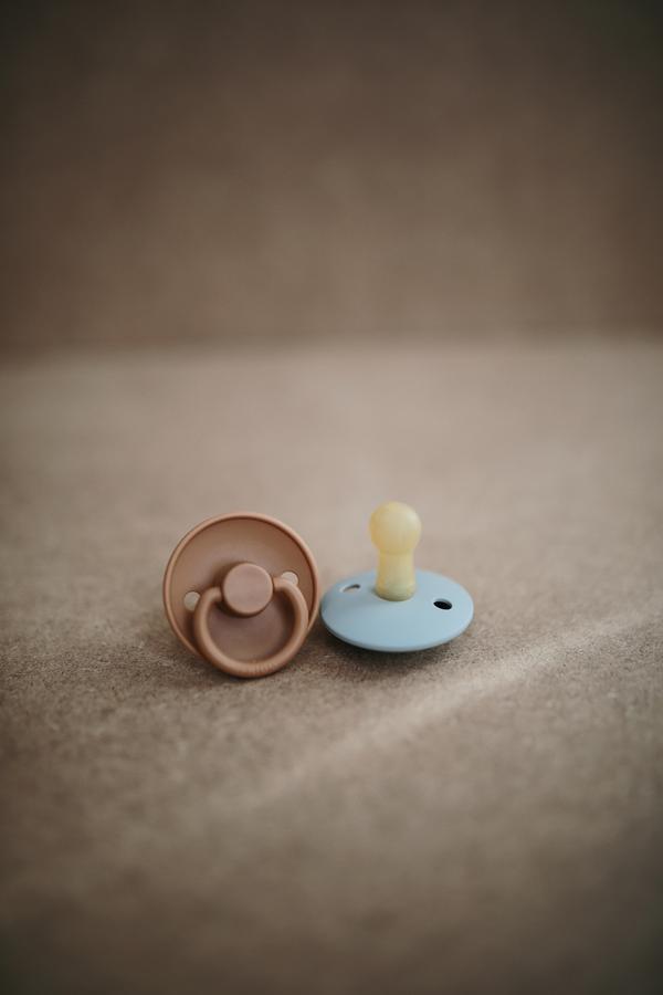 Classic Rubber Pacifier - Baby Pink - Little Reef and Friends