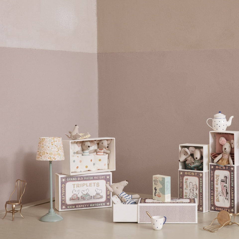 Miniature Floor Lamp - Dark Mint - Little Reef and Friends