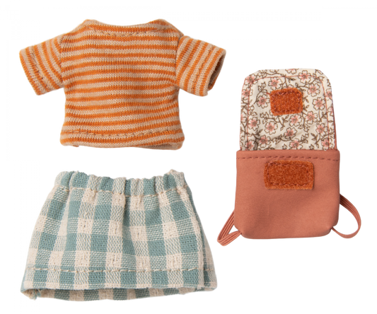 Clothes & Bag for Big Sister Mouse - Rose - Little Reef and Friends