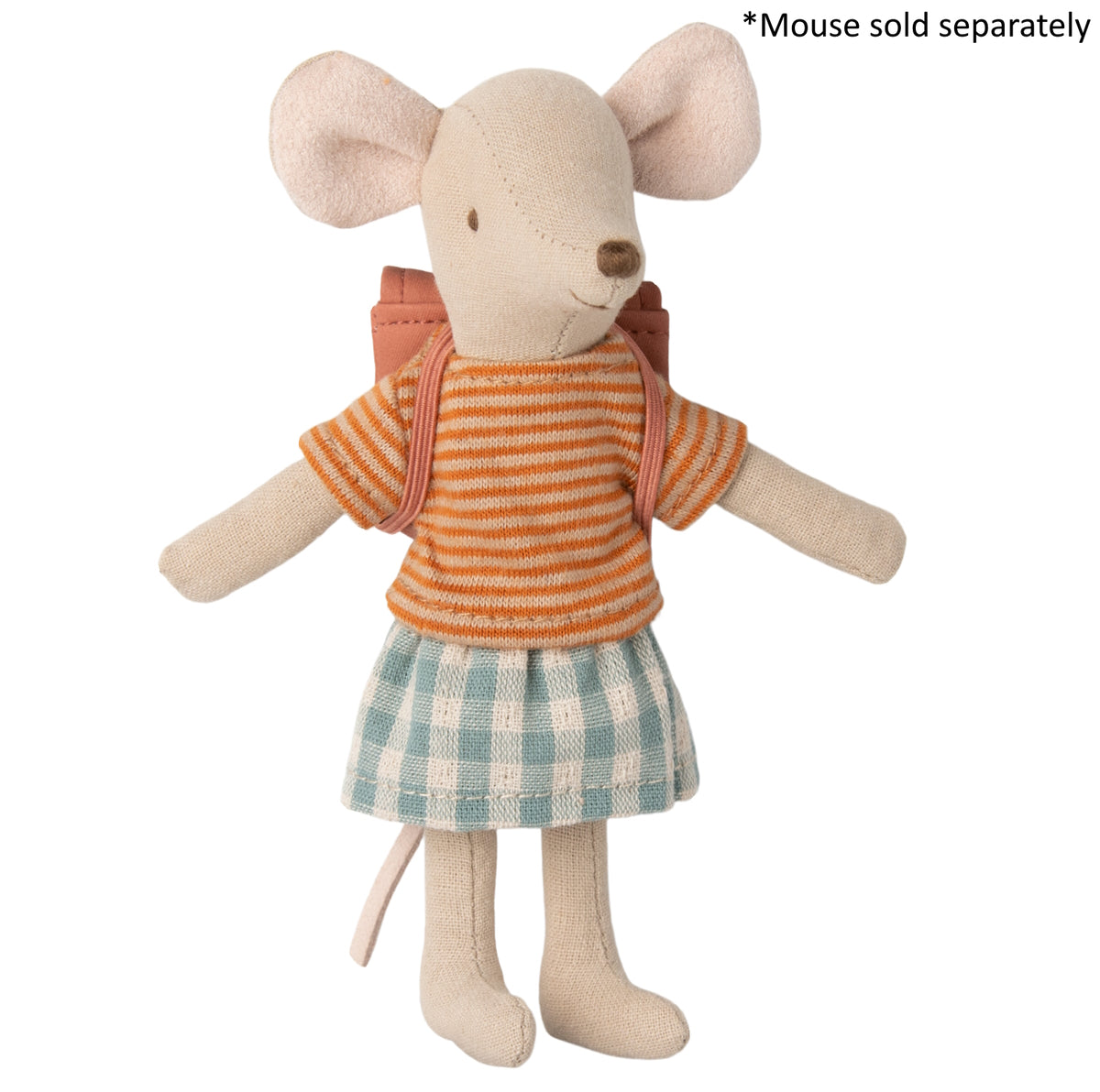 Clothes & Bag for Big Sister Mouse - Rose - Little Reef and Friends