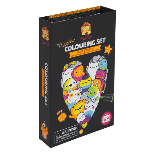 Colouring Set - Neon Glow Friend - Little Reef and Friends