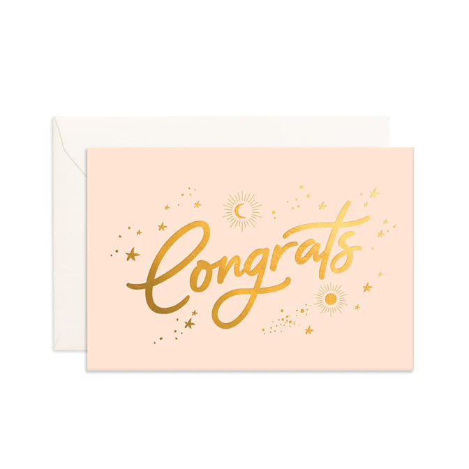 Congrats Mini Greeting Card - Little Reef and Friends
