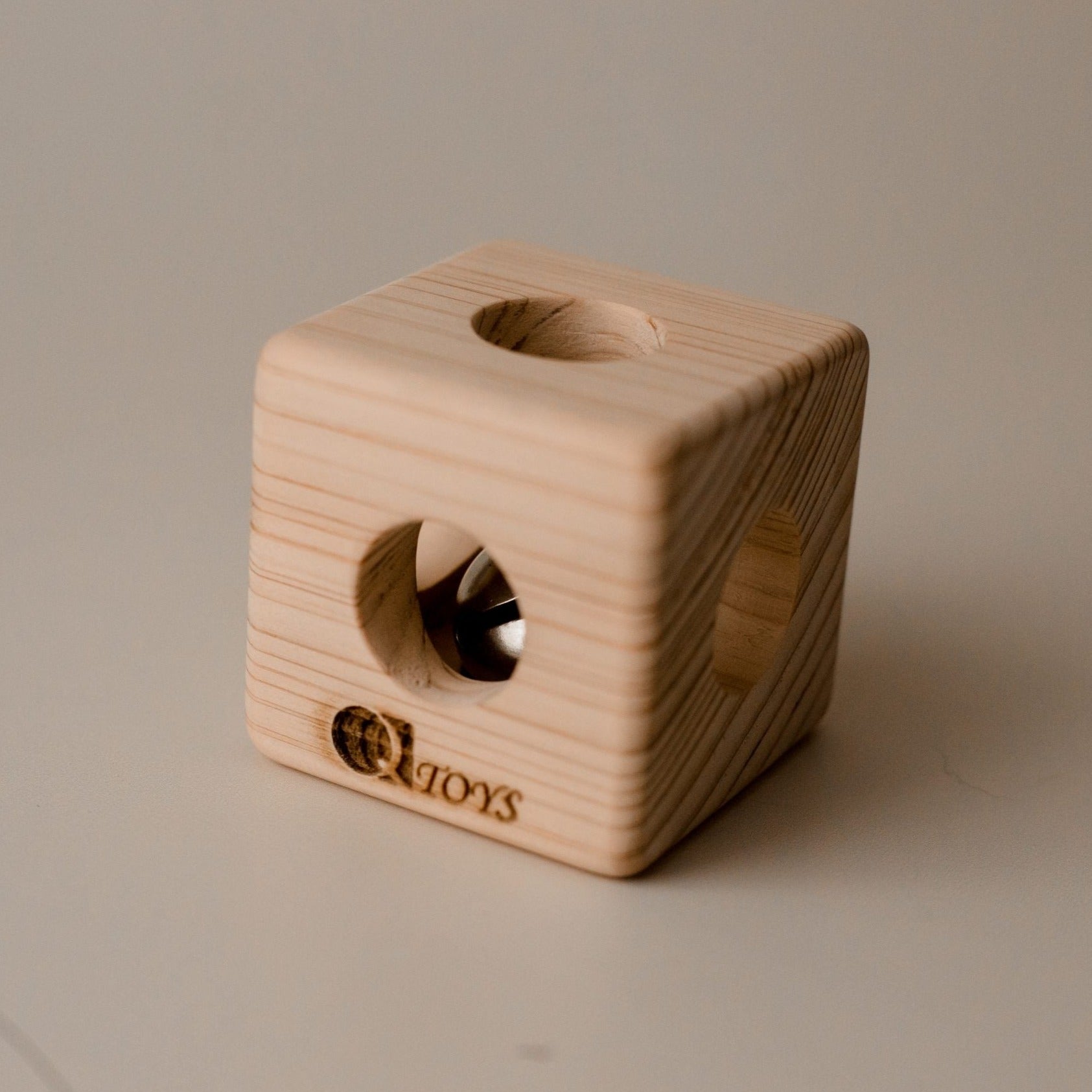 Wooden Cube Rattle - Little Reef and Friends