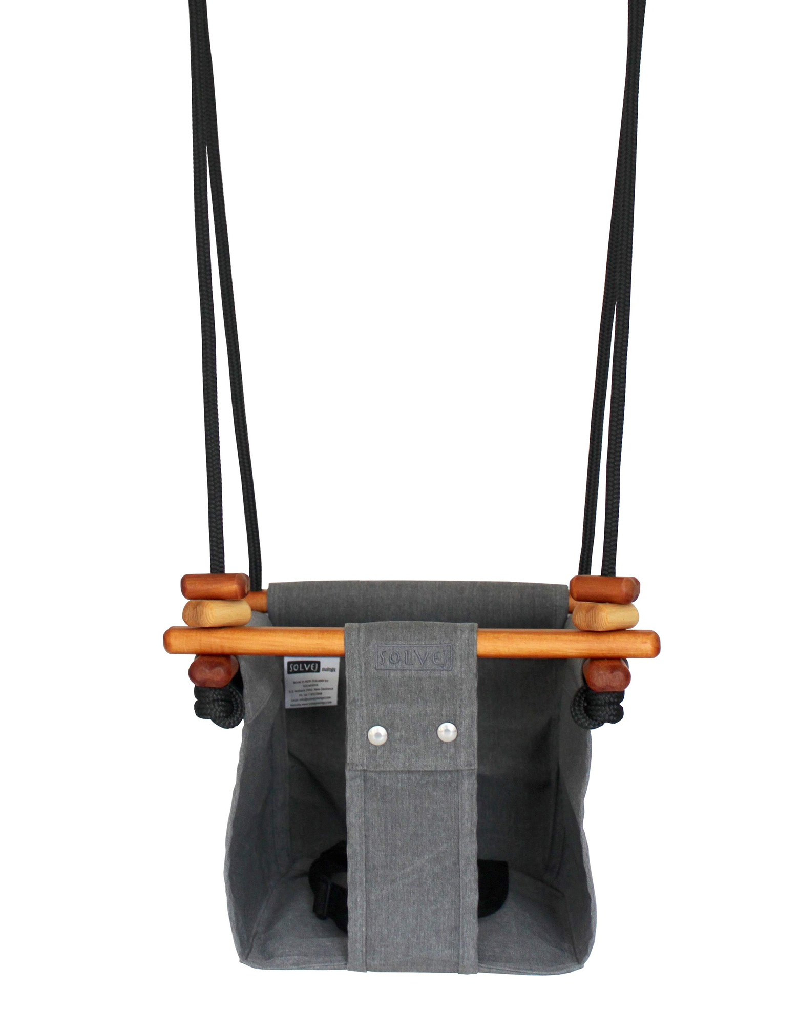 Baby & Toddler Swing - Smokey Grey - Little Reef and Friends