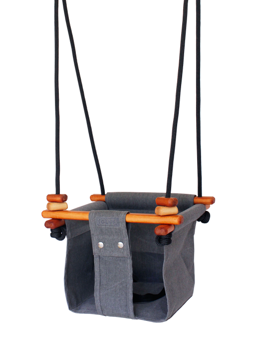Baby & Toddler Swing - Smokey Grey - Little Reef and Friends