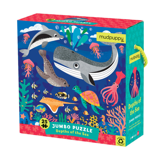 Depths of the Sea Jumbo Puzzle 25pc - Little Reef and Friends