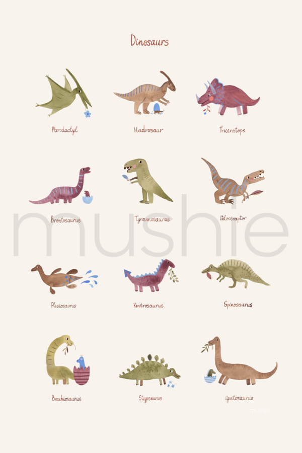 Poster - Dinosaurs - Little Reef and Friends