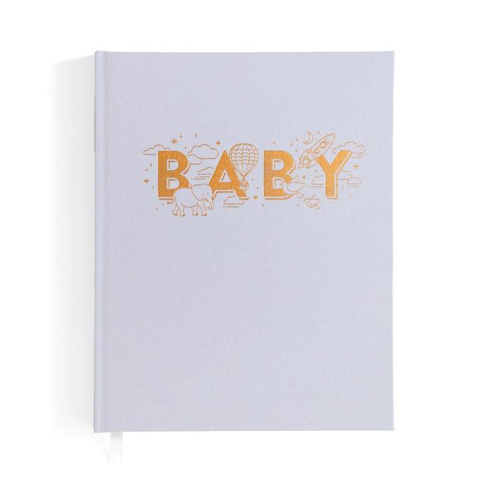 Baby, Birth To 6 Years Journal - Grey - Little Reef and Friends