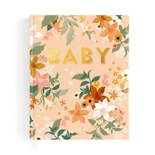 Baby, Birth To 6 Years Journal - Floral - Little Reef and Friends