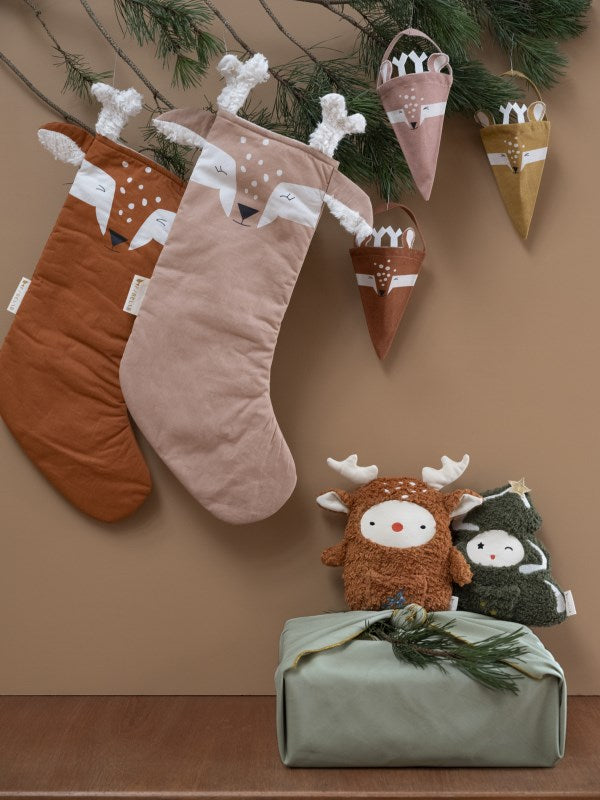 Christmas Stocking Deer - Cinnamon - Little Reef and Friends