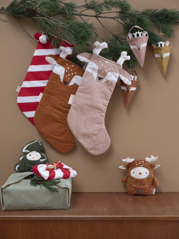 Christmas Stocking Deer - Cinnamon - Little Reef and Friends