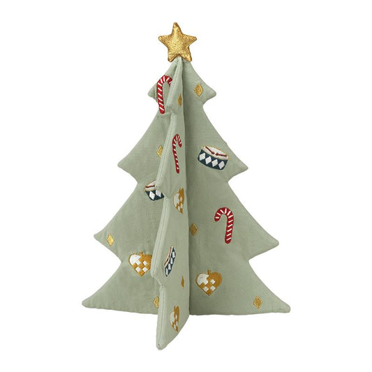 Embroidered Christmas Tree - Eucalyptus - Little Reef and Friends