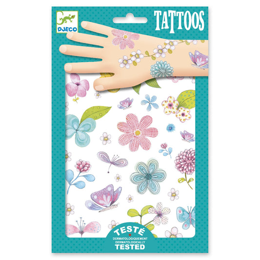 Temporary Tattoos - Glitter Fair Flowers - Little Reef and Friends