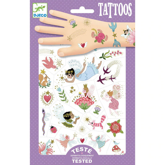Temporary Tattoos - Metallic Fairy Friends - Little Reef and Friends