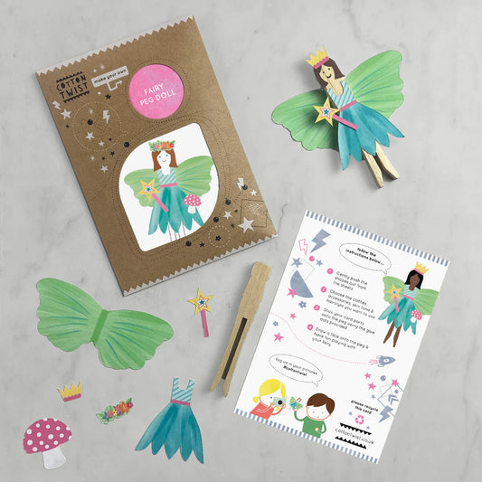 Make Your Own - Fairy Peg Doll Kit - Little Reef and Friends