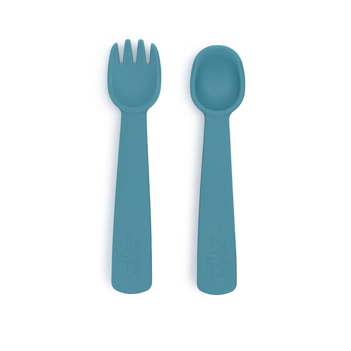 Feedie Fork & Spoon Set with Case - Blue Dusk - Little Reef and Friends