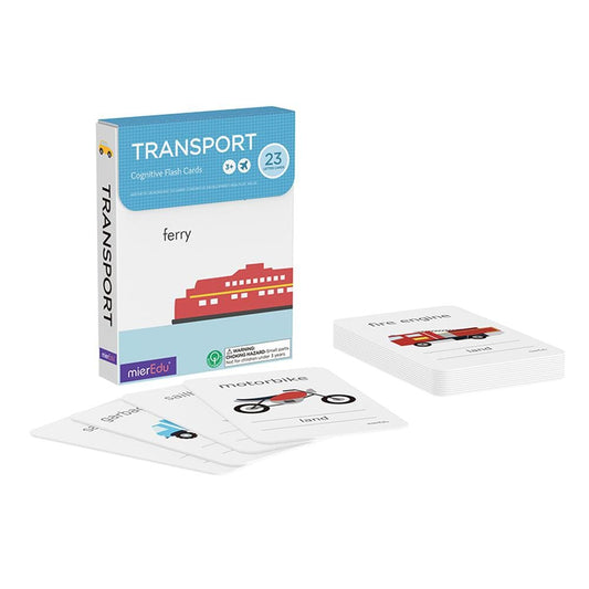 Cognitive Flash Cards - Transport - Little Reef and Friends