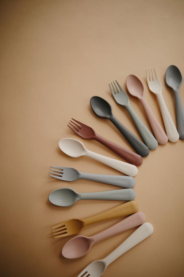 Fork & Spoon Set - Mustard - Little Reef and Friends