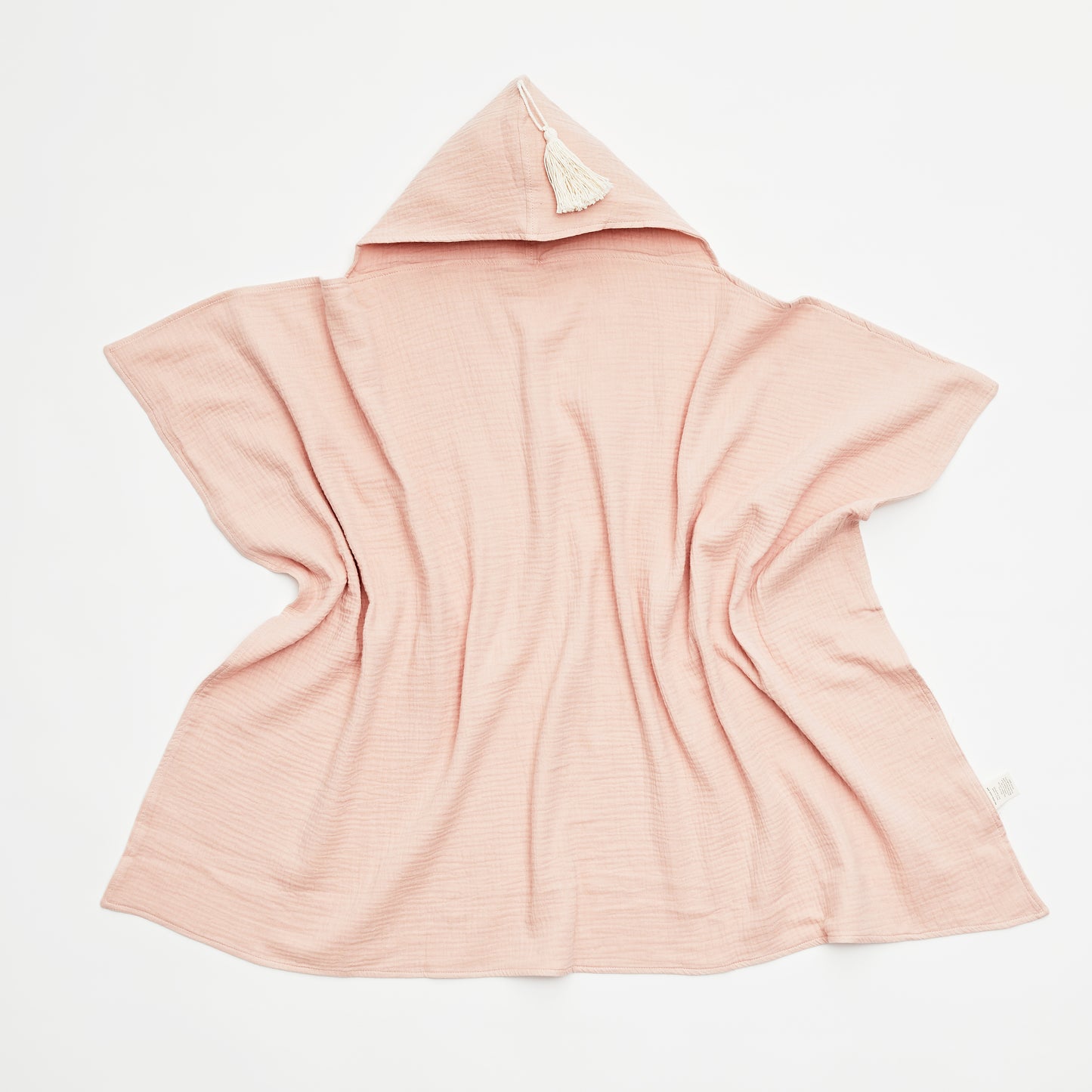 Organic Hooded Baby & Toddler Towel - Blush - Little Reef and Friends