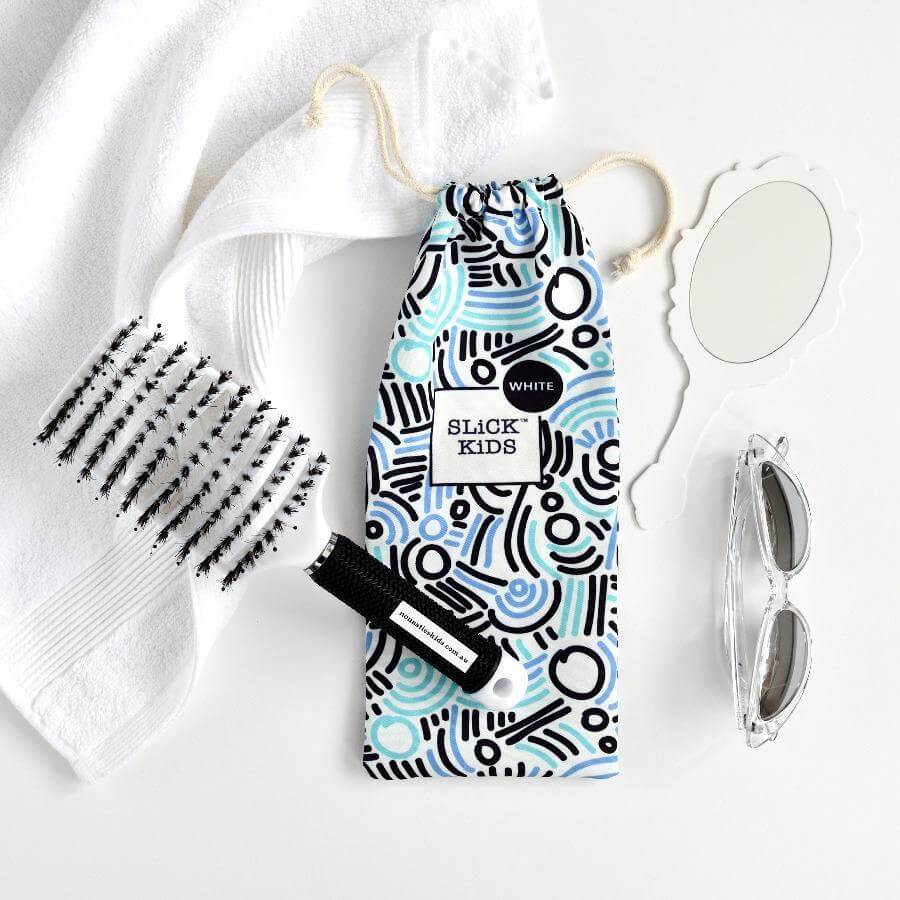 Detangler Hair Brush - White - Little Reef and Friends