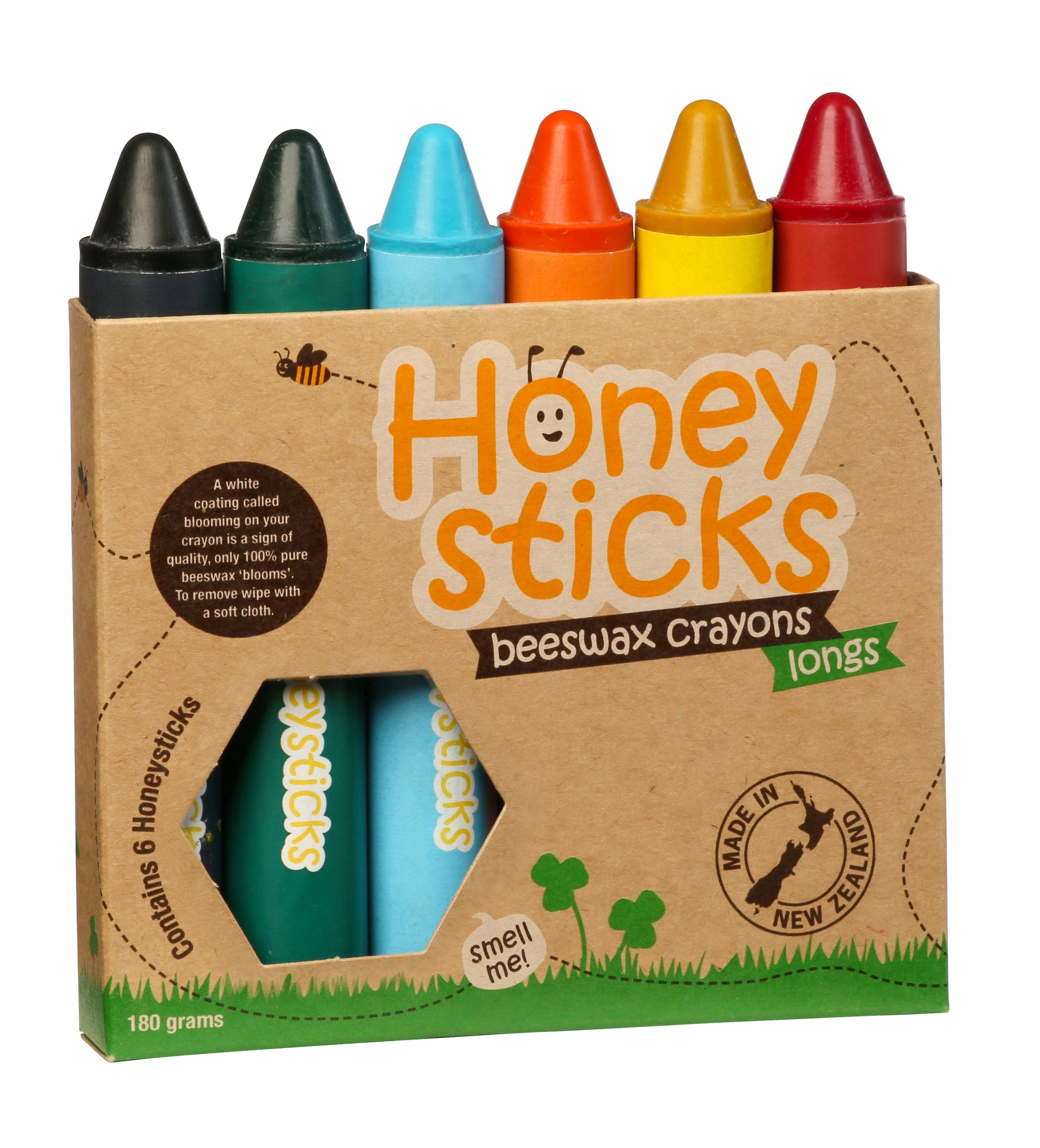 Beeswax Crayons Longs (3-5 yr) - Little Reef and Friends