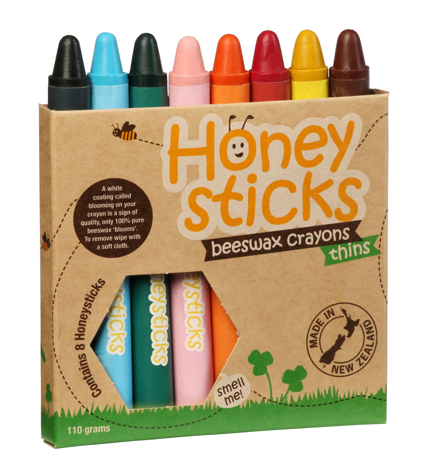 Beeswax Crayons Thins (4-6 yr) - Little Reef and Friends