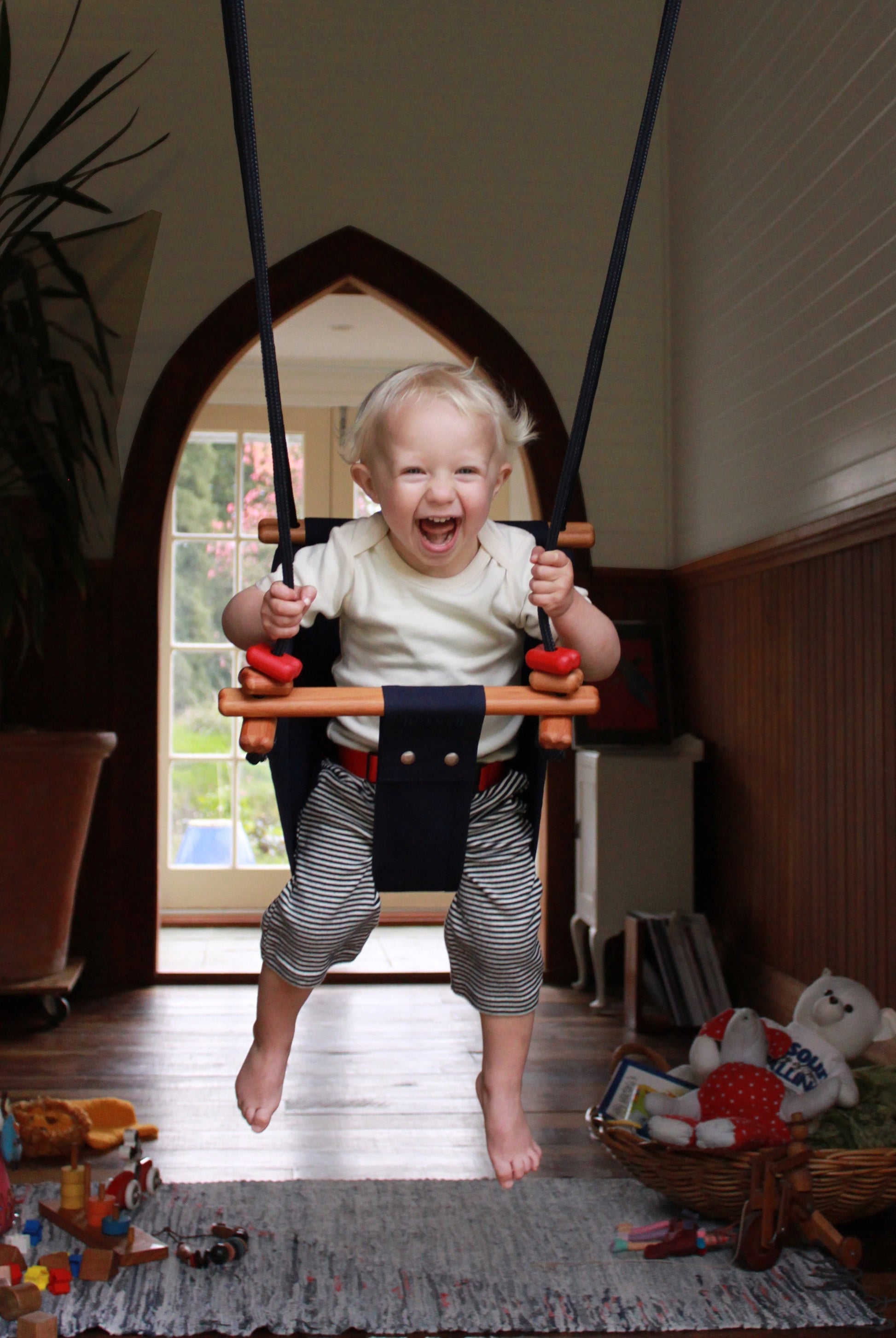 Baby & Toddler Swing - Midnight Blue - Little Reef and Friends