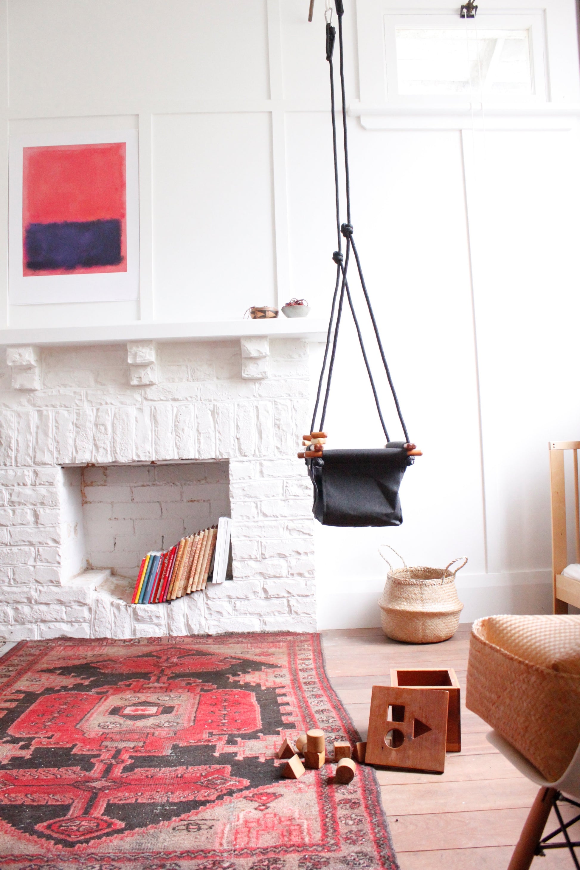 Baby & Toddler Swing - Slate Grey - Little Reef and Friends