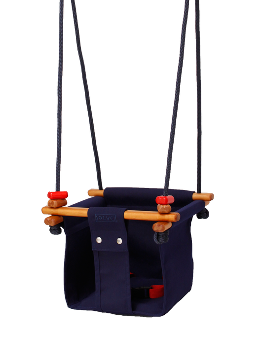 Baby & Toddler Swing - Midnight Blue - Little Reef and Friends