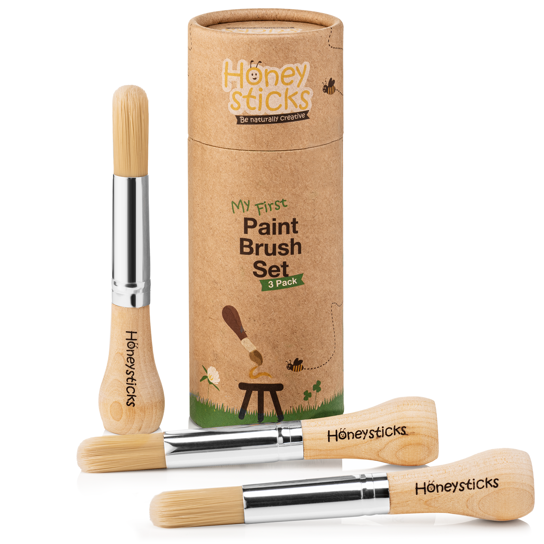 My First Paint Brush Set - 3 Pack - Little Reef and Friends