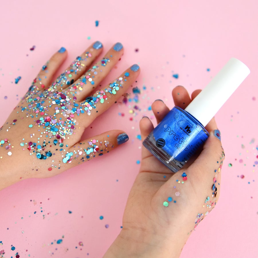 Water Based Peelable Nail Polish - Mermaid Blue - Little Reef and Friends
