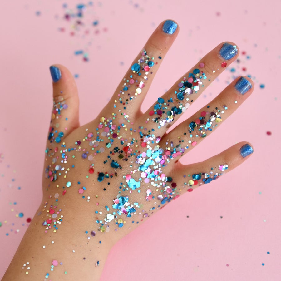 Water Based Peelable Nail Polish - Mermaid Blue - Little Reef and Friends