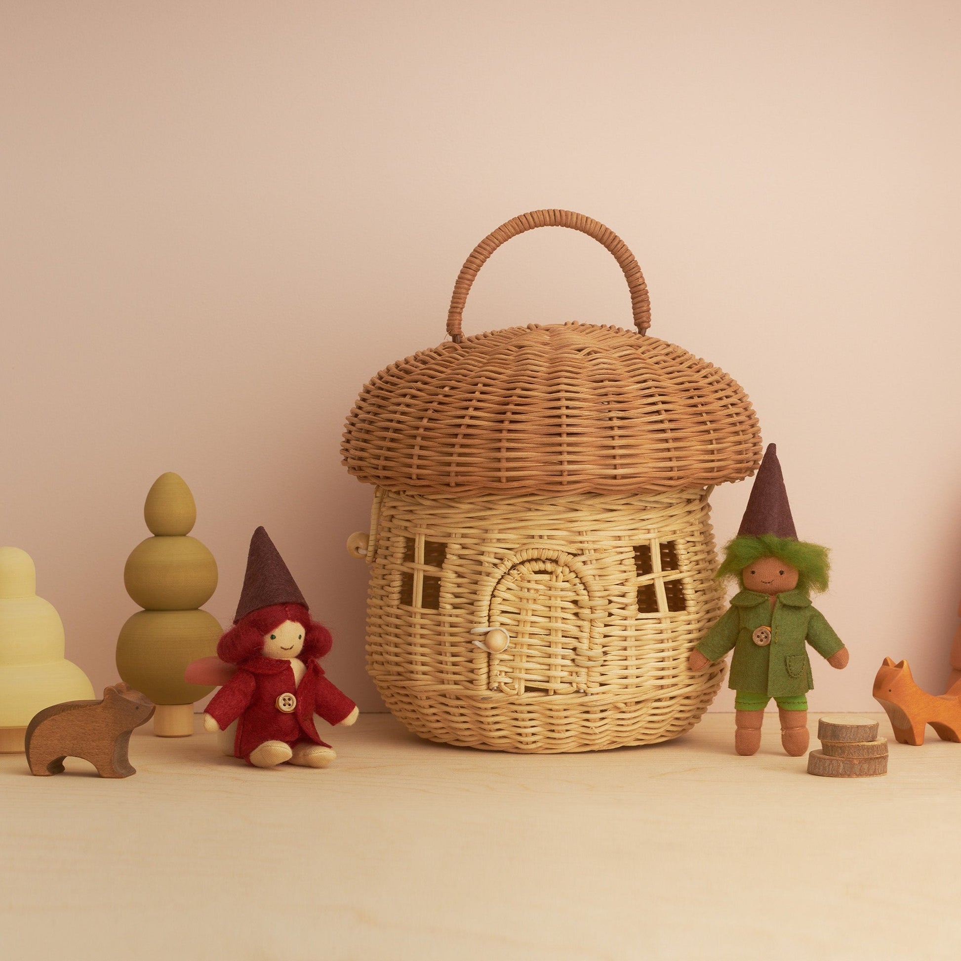 Mushroom Basket - Little Reef and Friends