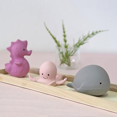 My First Ocean Buddies Bath Toy & Rattle - Whale - Little Reef and Friends