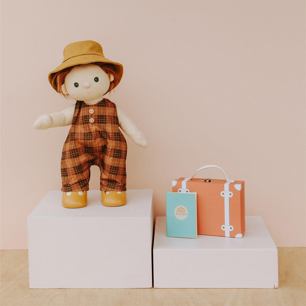 Dinkum Doll Travel Tog - Apricot - Little Reef and Friends