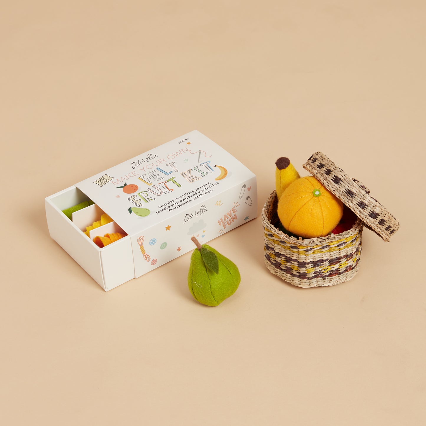 Craft Set - Make Your Own Felt Fruit - Little Reef and Friends
