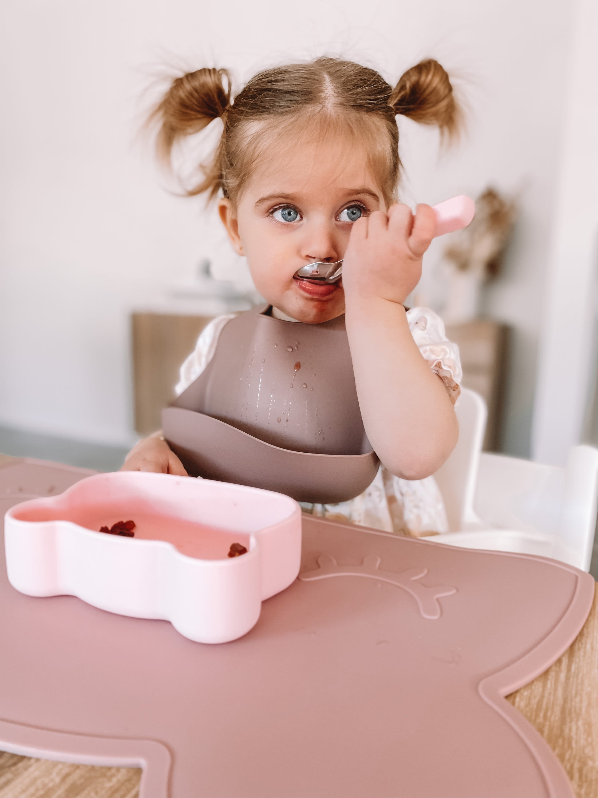 Toddler Feedie Cutlery Set - Powder Pink - Little Reef and Friends