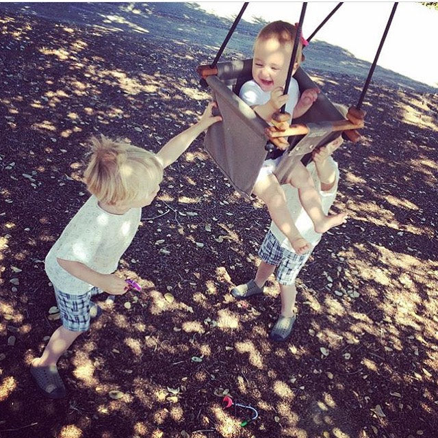 Baby & Toddler Swing - Classic Taupe - Little Reef and Friends