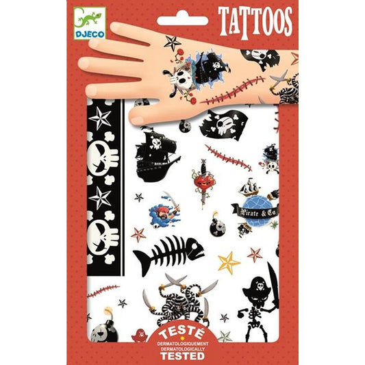 Temporary Tattoos - Pirates - Little Reef and Friends
