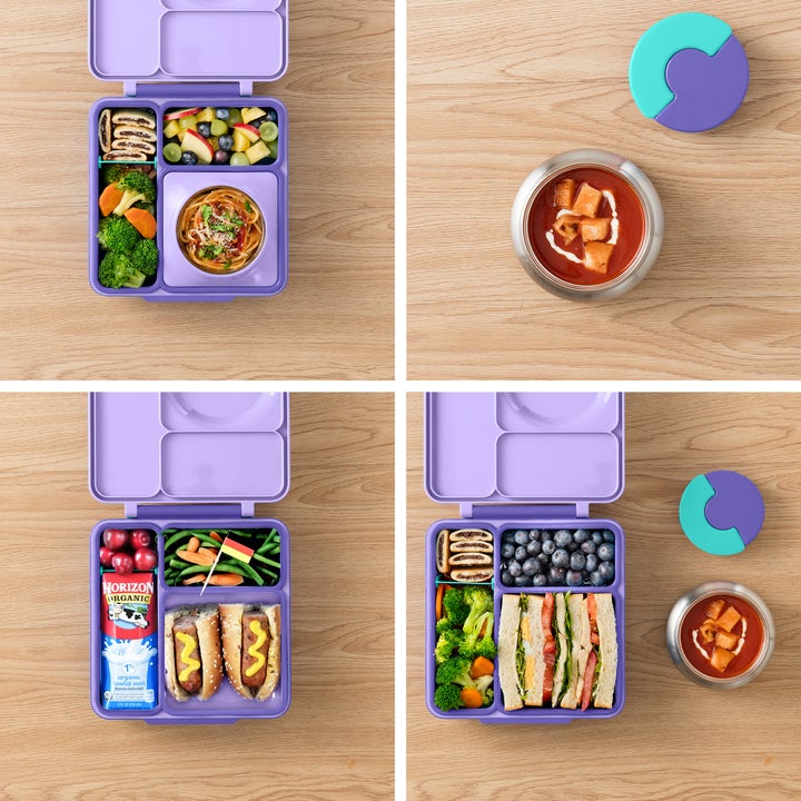 Hot & Cold Bento Lunchbox - Purple Plum - Little Reef and Friends