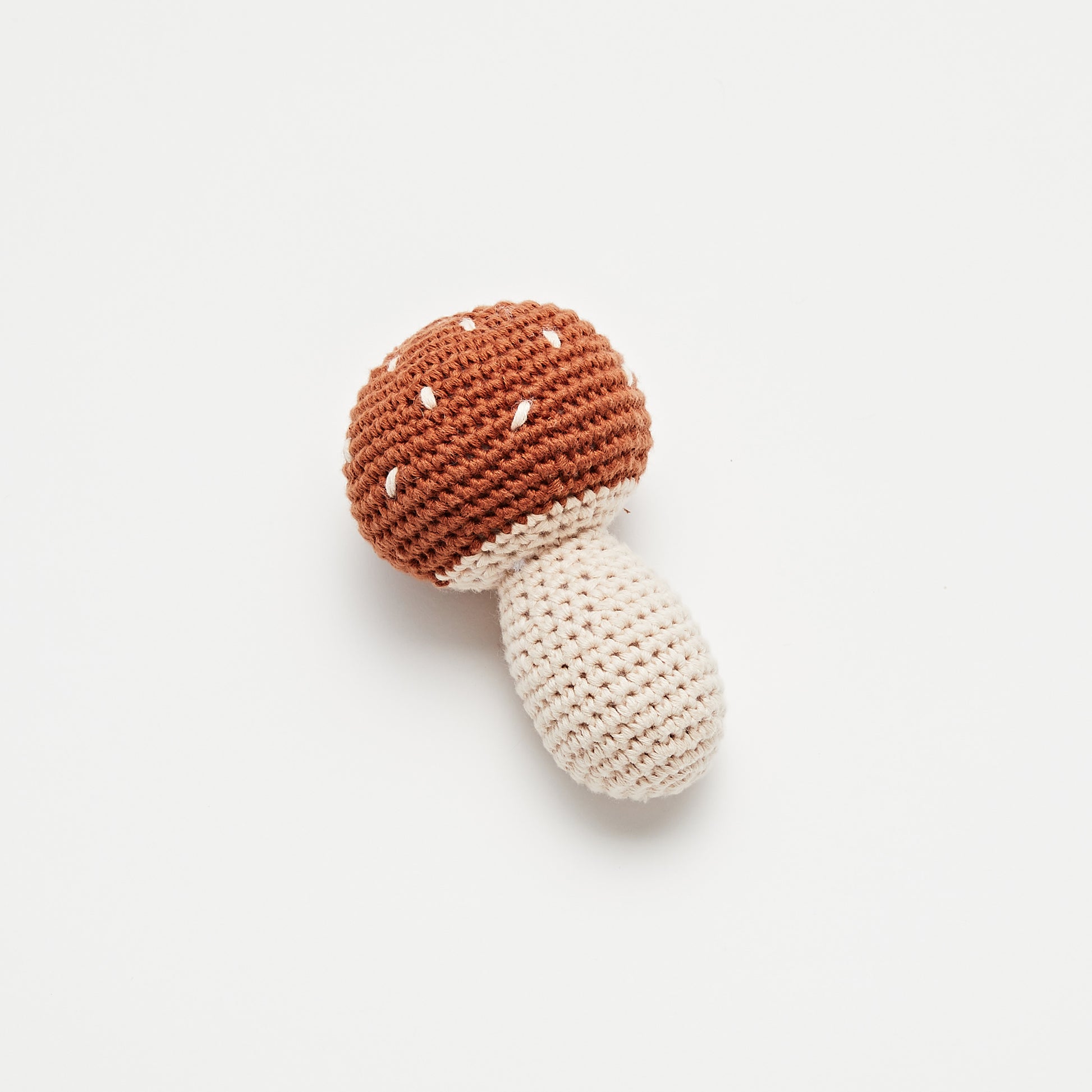 Crochet Mushroom Rattle - Little Reef and Friends