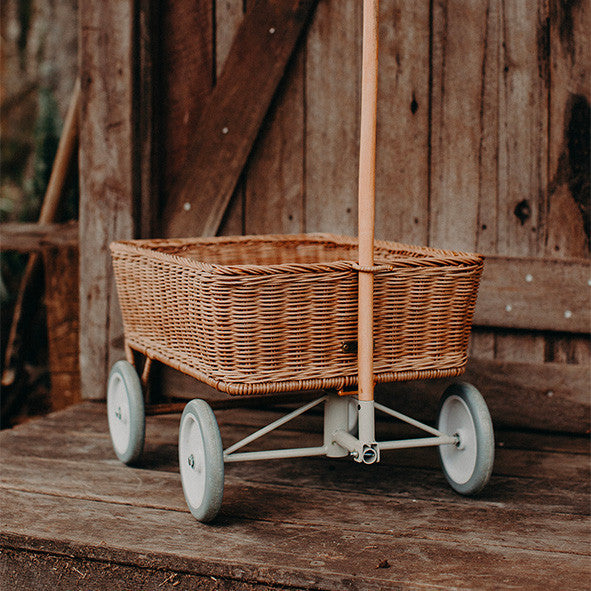 Rattan Wonder Wagon - Natural - Little Reef and Friends