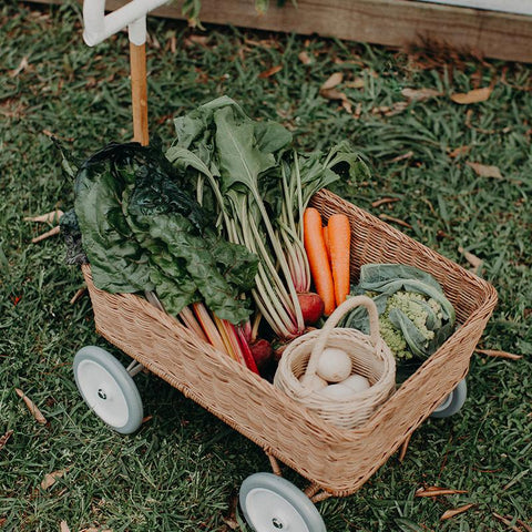 Rattan Wonder Wagon - Natural - Little Reef and Friends