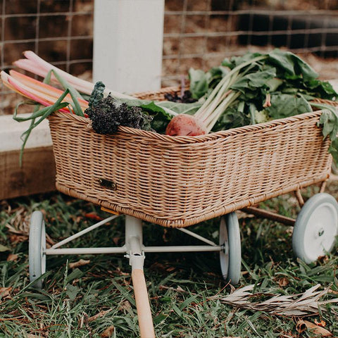 Rattan Wonder Wagon - Natural - Little Reef and Friends