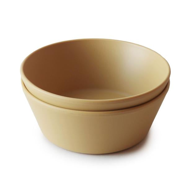 Round Bowl (Set of 2) - Mustard - Little Reef and Friends