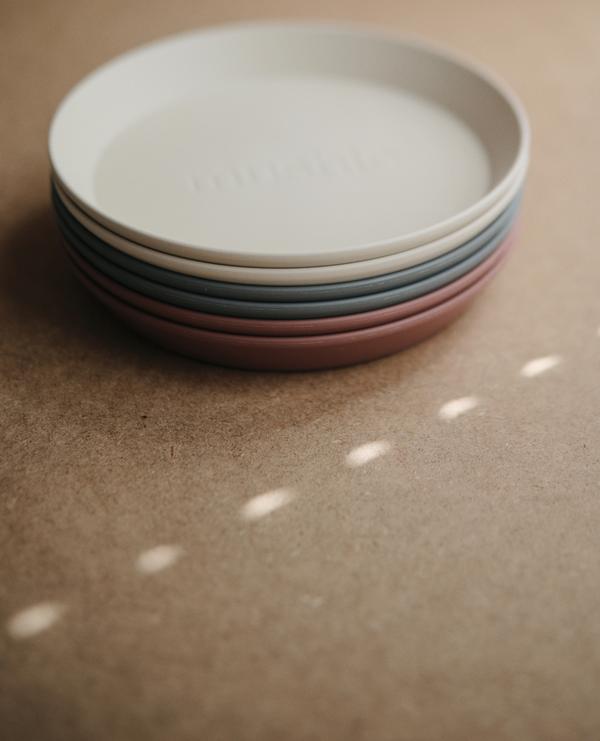 Round Plate (Set of 2) - Vanilla - Little Reef and Friends