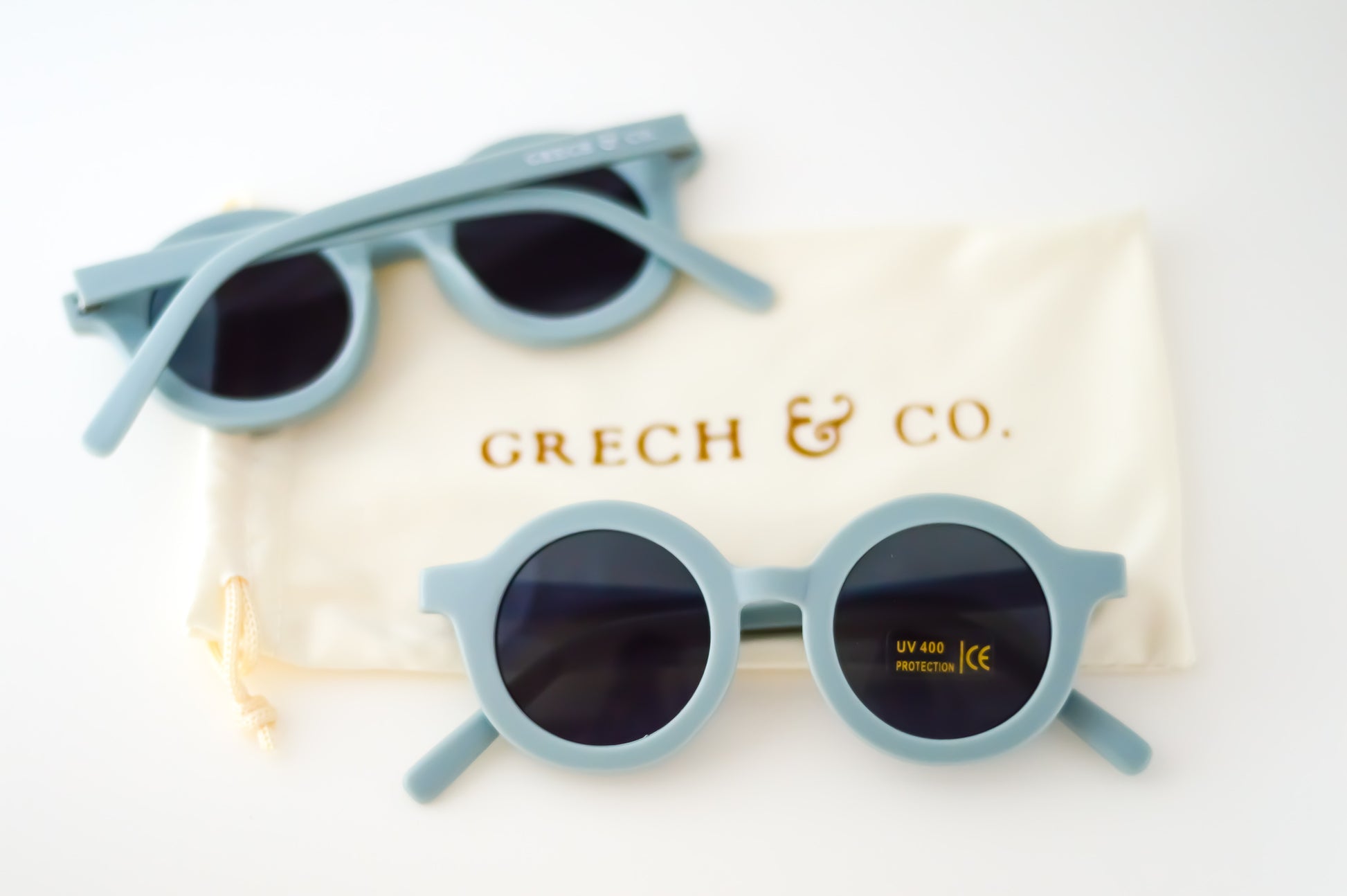 Sustainable Kids Sunglasses - Light Blue - Little Reef and Friends